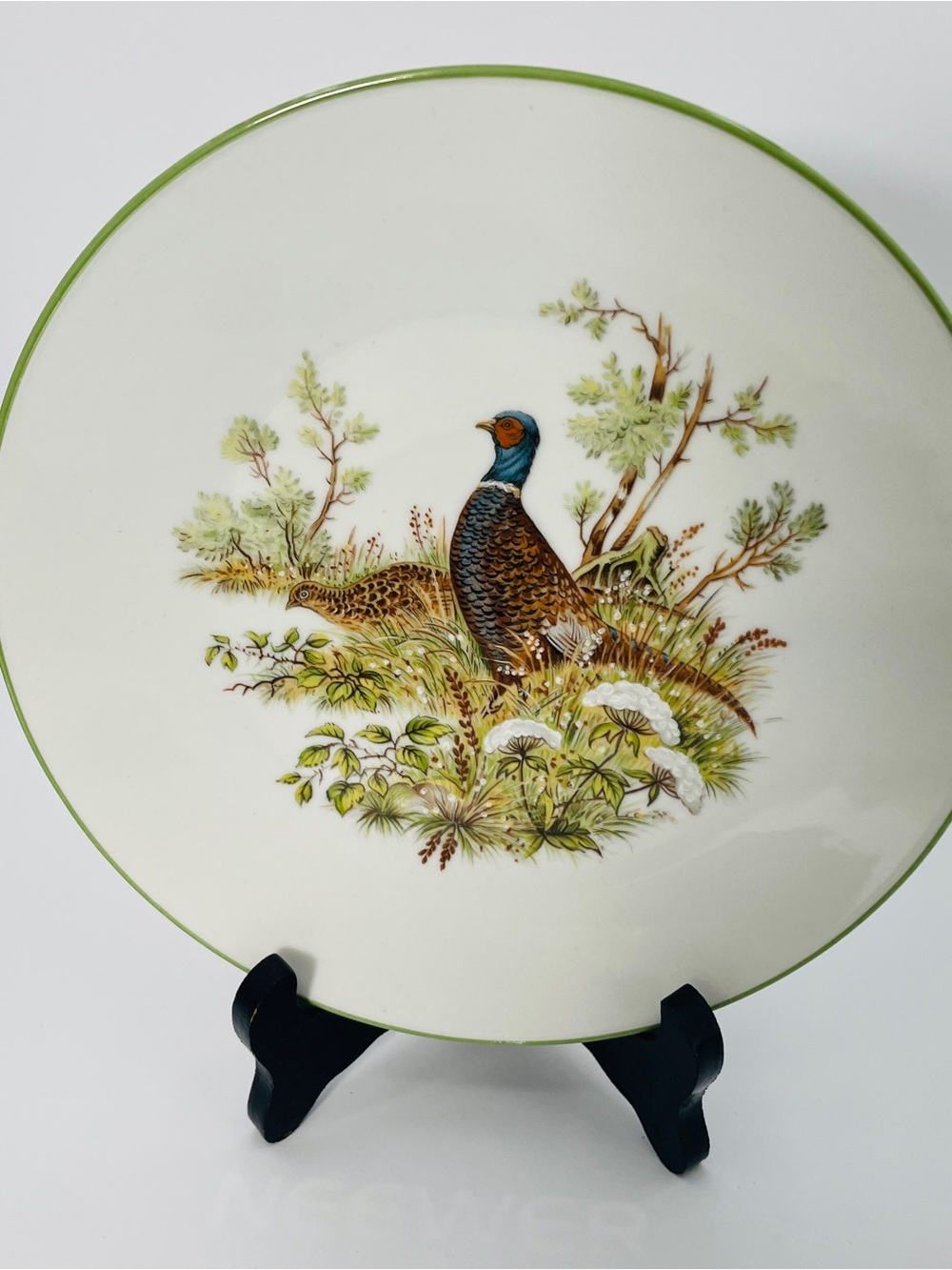 Bareuther Waldsassen Bavaria Germany Woodland Wildlife Salad Plates Set of 4 - Picture 9 of 10